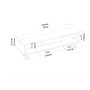 Hanah Home Luga Soporte de TV Gris y Roble